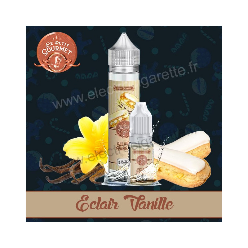 Eclair Vanille - Le petit gourmet - Savourea - Flacon de 70ml ou 10ml
