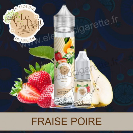Fraise Poire - Le petit Verger - Savourea - Flacon de 70ml ou 10ml