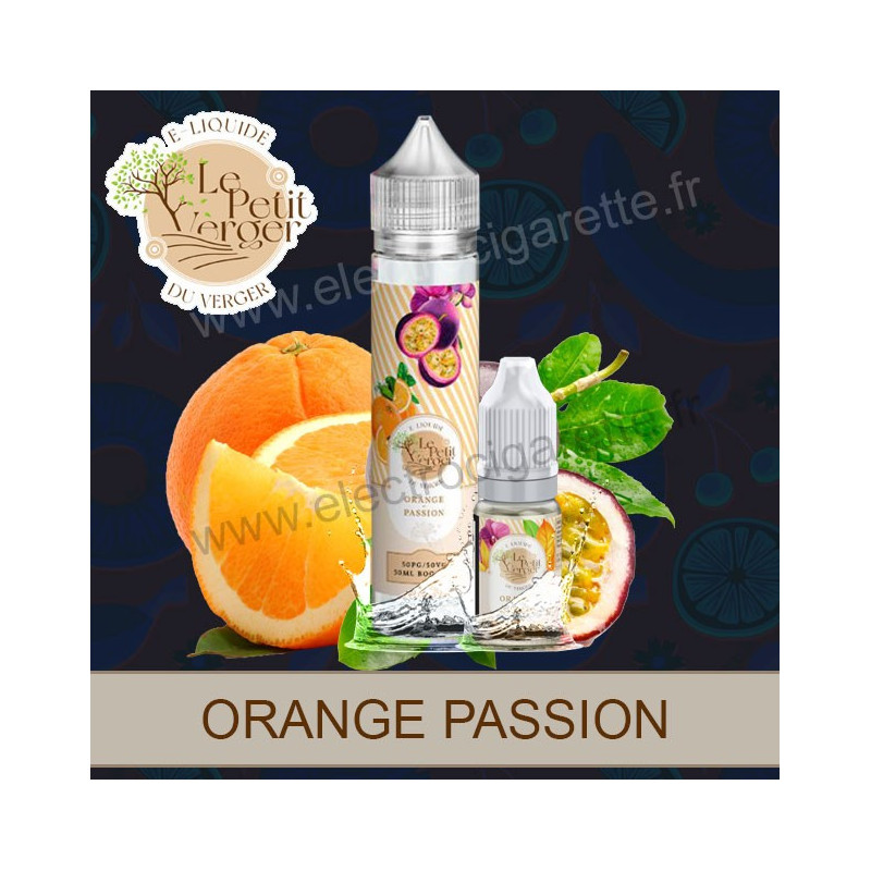 Orange Passion - Le petit Verger - Savourea - Flacon de 70ml ou 10ml