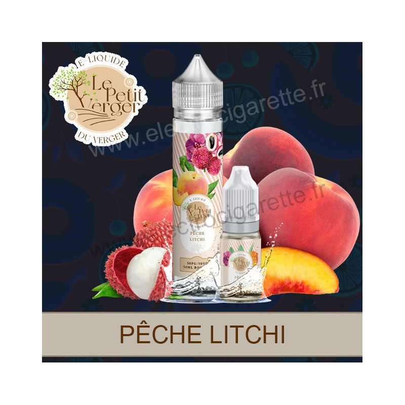 Pêche Litchi - Le petit Verger - Savourea - Flacon de 70ml ou 10ml