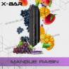 Mangue Raisin - X-Bar - Vape Pen - Cigarette jetable