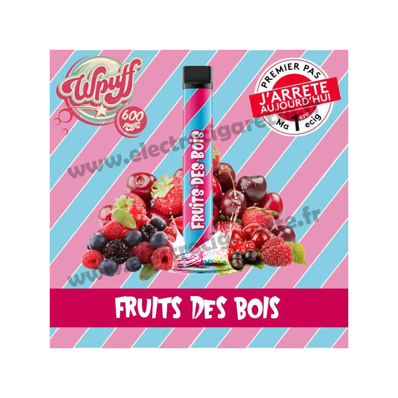 Fruits des Bois - Wpuff - Vape Pen - Cigarette jetable