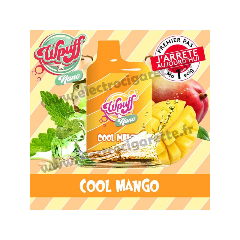 Cool Mango - Wpuff Nano - Vape Pen - Cigarette jetable