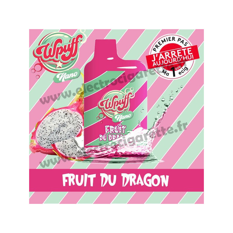 Fruit du dragon - Wpuff Nano - Vape Pen - Cigarette jetable