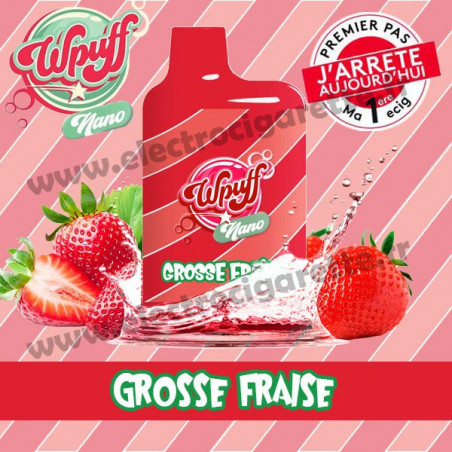 Grosse Fraise - Wpuff Nano - Vape Pen - Cigarette jetable