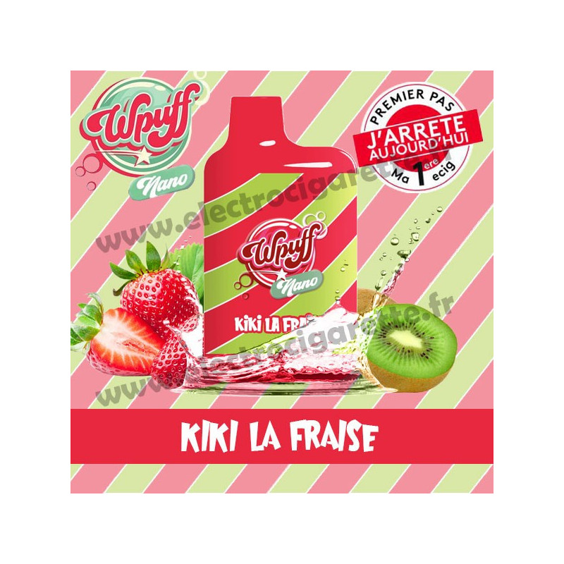 Kiki la fraise - Wpuff Nano - Vape Pen - Cigarette jetable