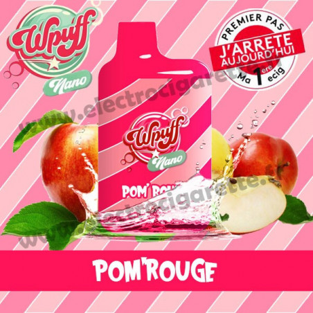 Pom'Rouge - Wpuff Nano - Vape Pen - Cigarette jetable