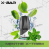 Menthe X-Trem - X-Bar Click Puff - Cartouche Pod