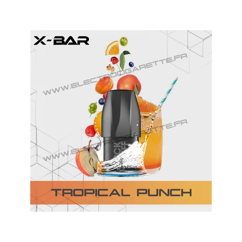 Tropical Punch - X-Bar Click Puff - Cartouche Pod