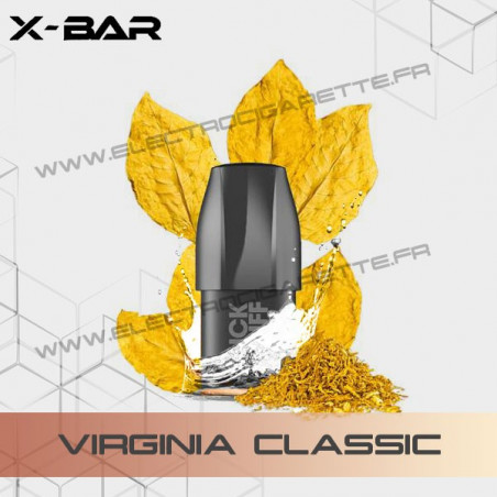 Virginia Classic - X-Bar Click Puff - Cartouche Pod