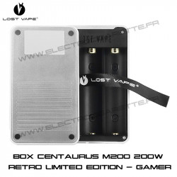 Box Centaurus M200 200W - Rétro Gamer Limited Edition - Trappe Accu - Lost Vape