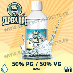 Base 1 litre - 50% PG / 50% VG - Supervape