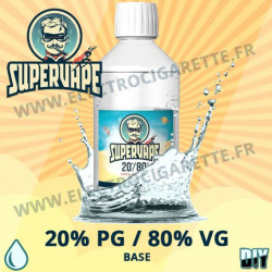 Base 1 litre - 20% PG / 80% VG - Supervape