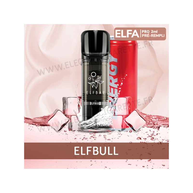 Elfbull - 2 x Capsules Pod Elfa Pro par Elf Bar - 2ml - Vape Pen