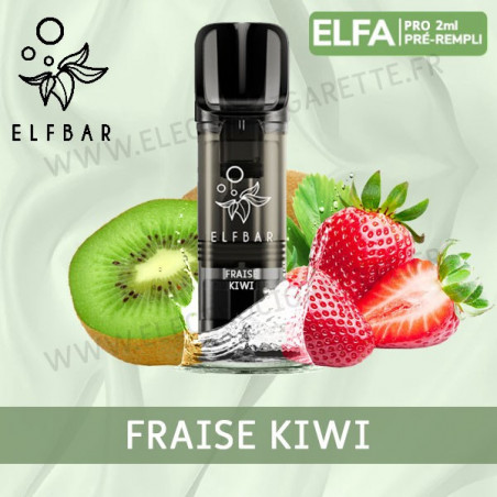 Fraise Kiwi - 2 x Capsules Pod Elfa Pro par Elf Bar - 2ml - Vape Pen