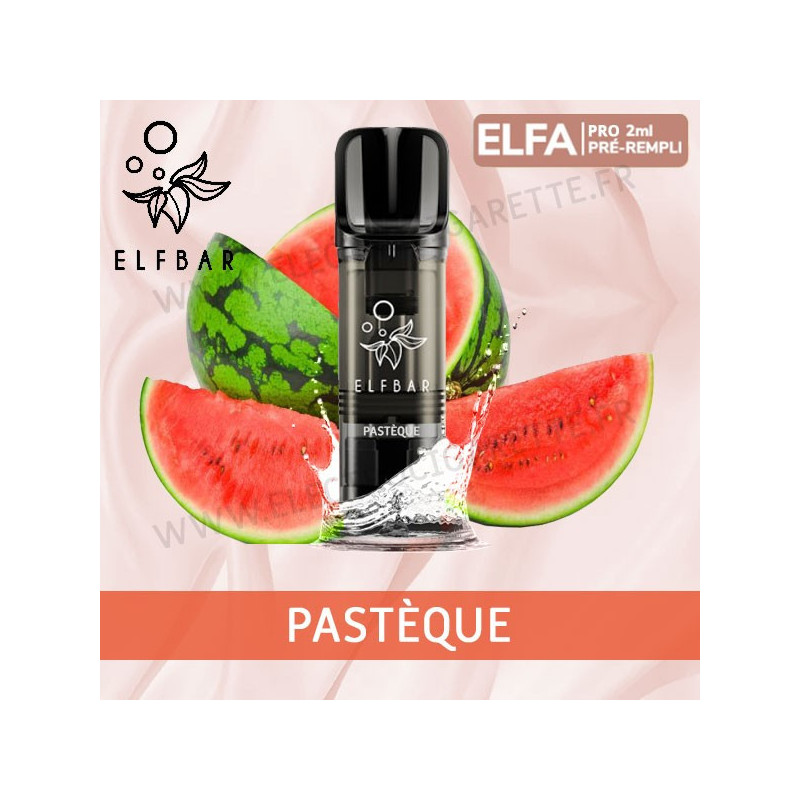 Pastèque - 2 x Capsules Pod Elfa Pro par Elf Bar - 2ml - Vape Pen