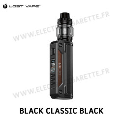 Kit Thelema Solo - 100W - 5ml - Lost Vape - Couleur Black Classic Black