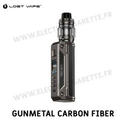 Kit Thelema Solo - 100W - 5ml - Lost Vape - Couleur Gunmetal Carbon Fiber