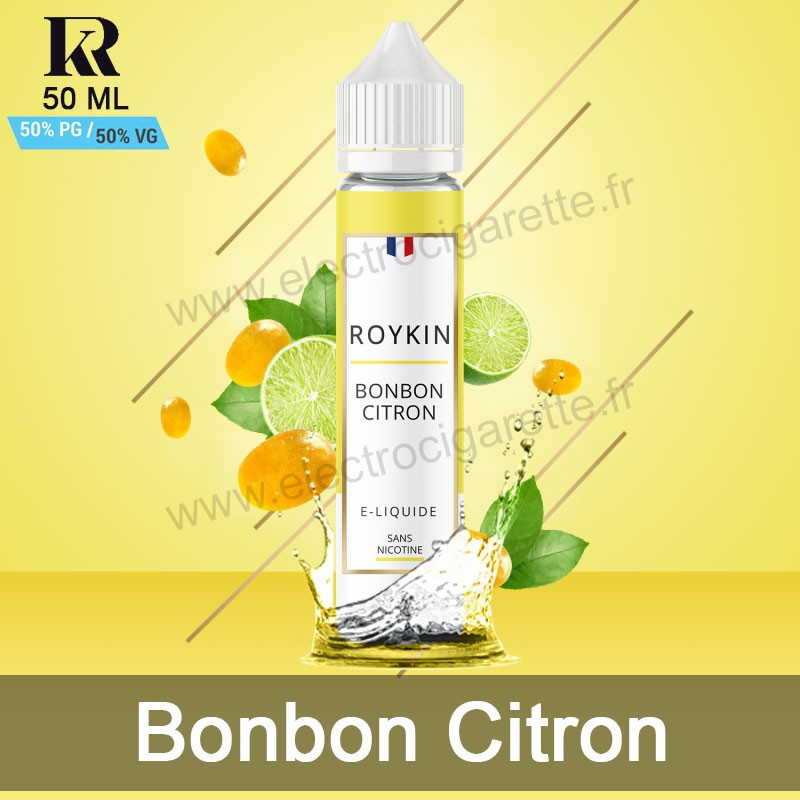 Bonbon Citron - ShortFill - Roykin - ZHC 50 ml