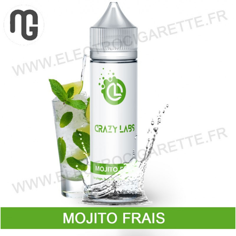 Mojito Frais - ShortFill - Crazy Labs - MG Vape - ZHC 50 ml