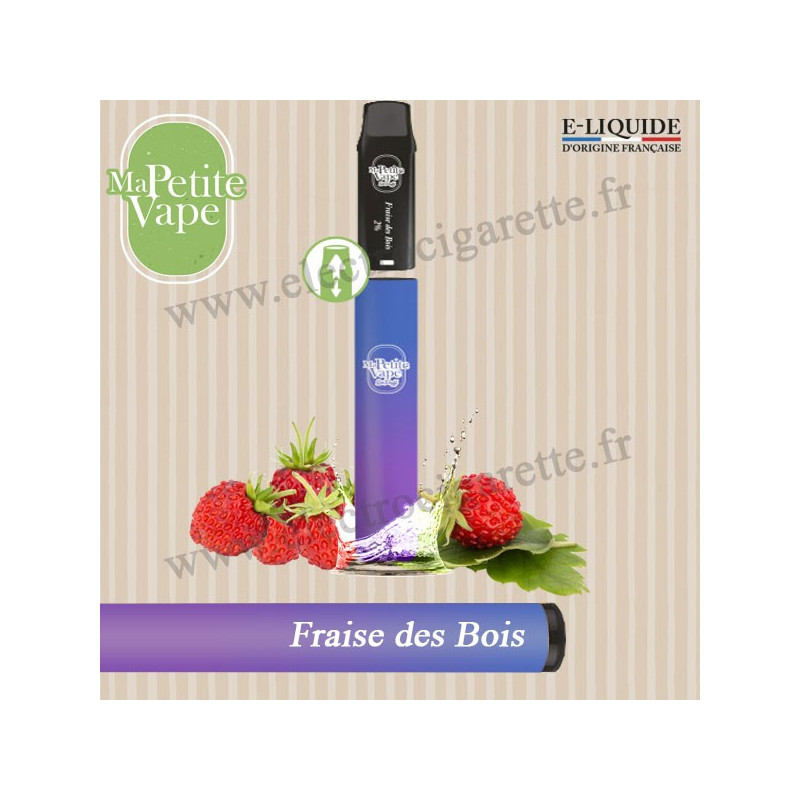 Fraise des Bois - RePuff - Ma petite vape - Pod - Cigarette rechargeable avec pod