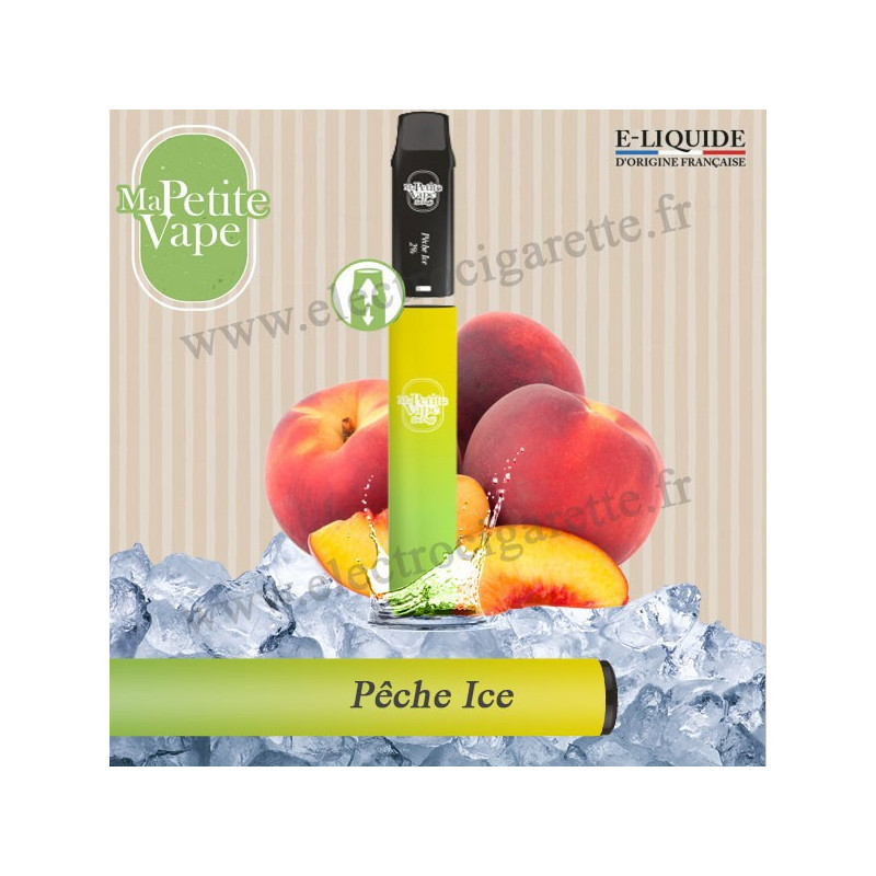 Pêche Ice - RePuff - Ma petite vape - Pod - Cigarette rechargeable avec pod