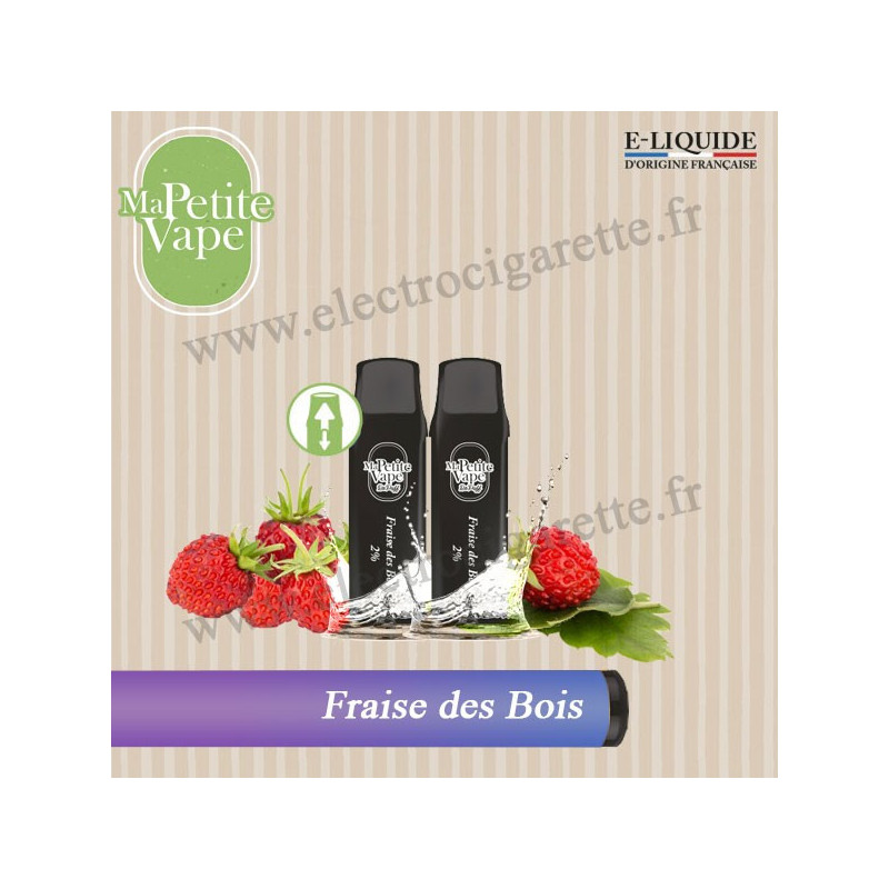 Fraise des Bois - Pod RePuff - Ma petite vape - 2 x Pod