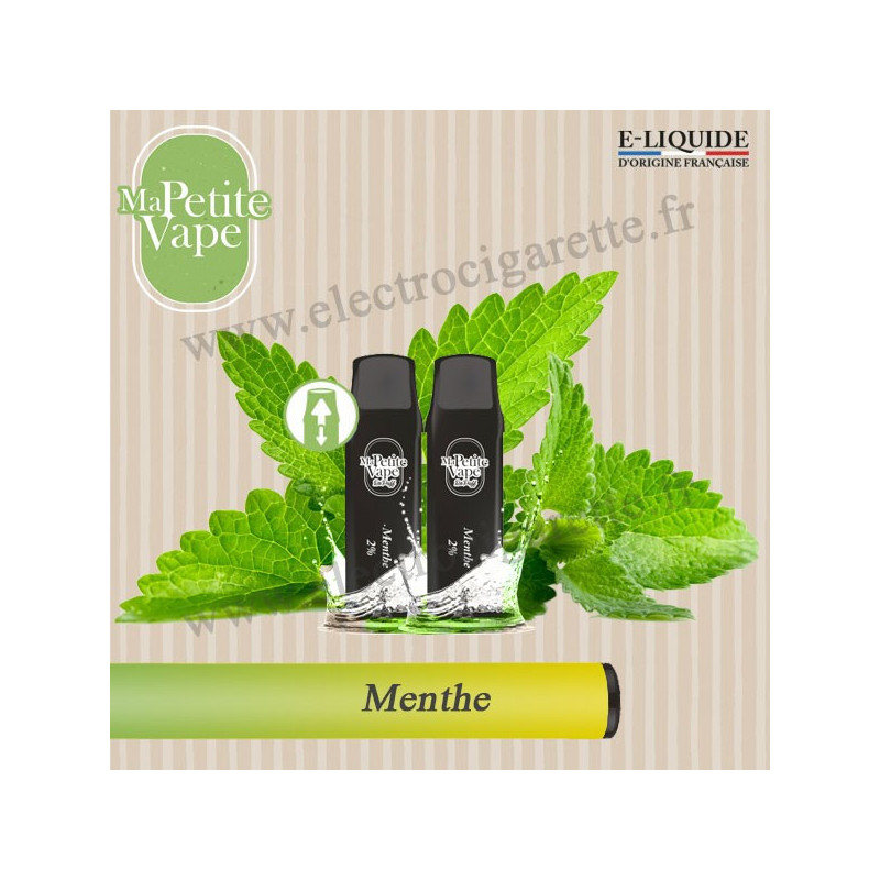 Menthe - Pod RePuff - Ma petite vape - 2 x Pod
