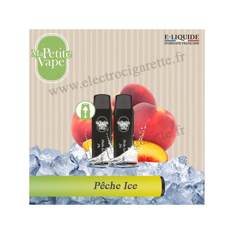 Pêche Ice - Pod RePuff - Ma petite vape - 2 x Pod