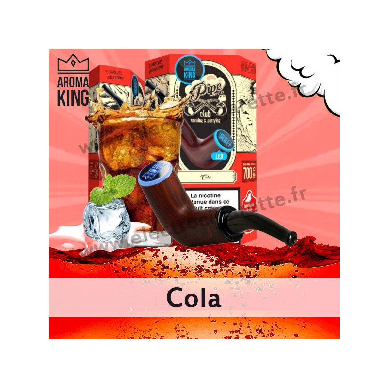 Cola - Pipe Hipster - Aroma King - Vape Pen - Cigarette jetable - 700 puffs