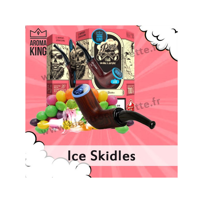 Ice Skidles - Pipe Hipster - Aroma King - Vape Pen - Cigarette jetable - 700 puffs