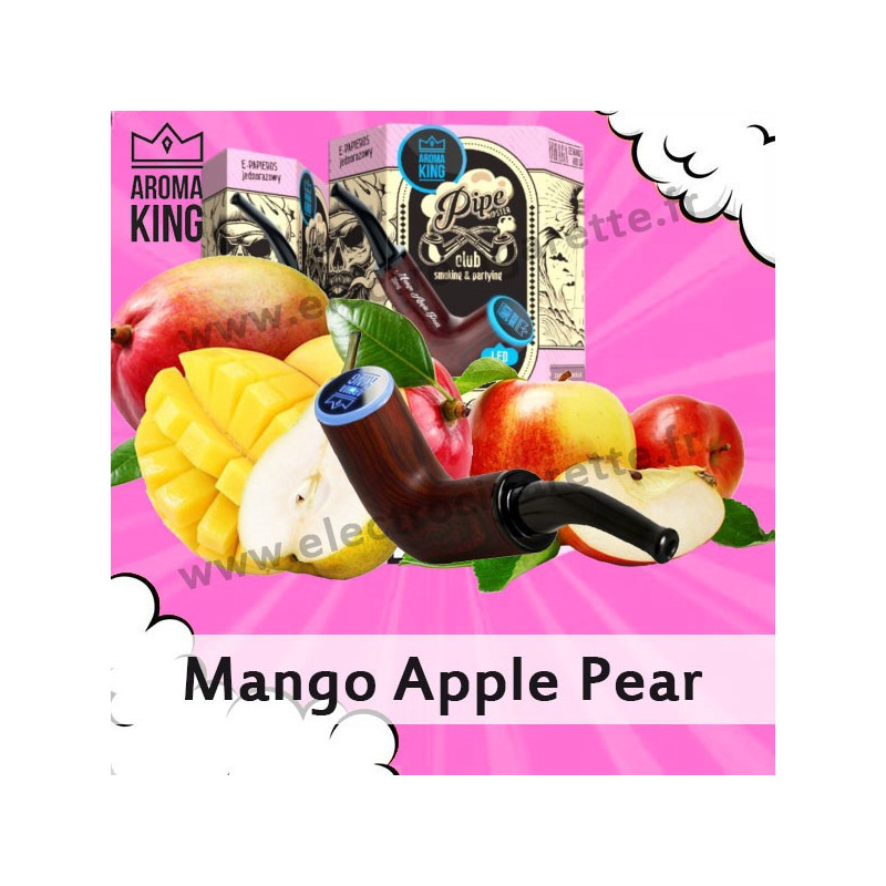 Mango Apple Pear - Pipe Hipster - Aroma King - Vape Pen - Cigarette jetable - 700 puffs