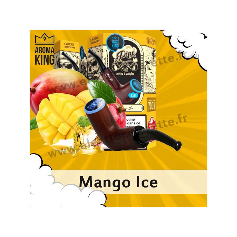 Mango Ice - Pipe Hipster - Aroma King - Vape Pen - Cigarette jetable - 700 puffs