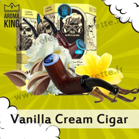 Vanilla Cream Cigar - Pipe Hipster - Aroma King - Vape Pen - Cigarette jetable - 700 puffs