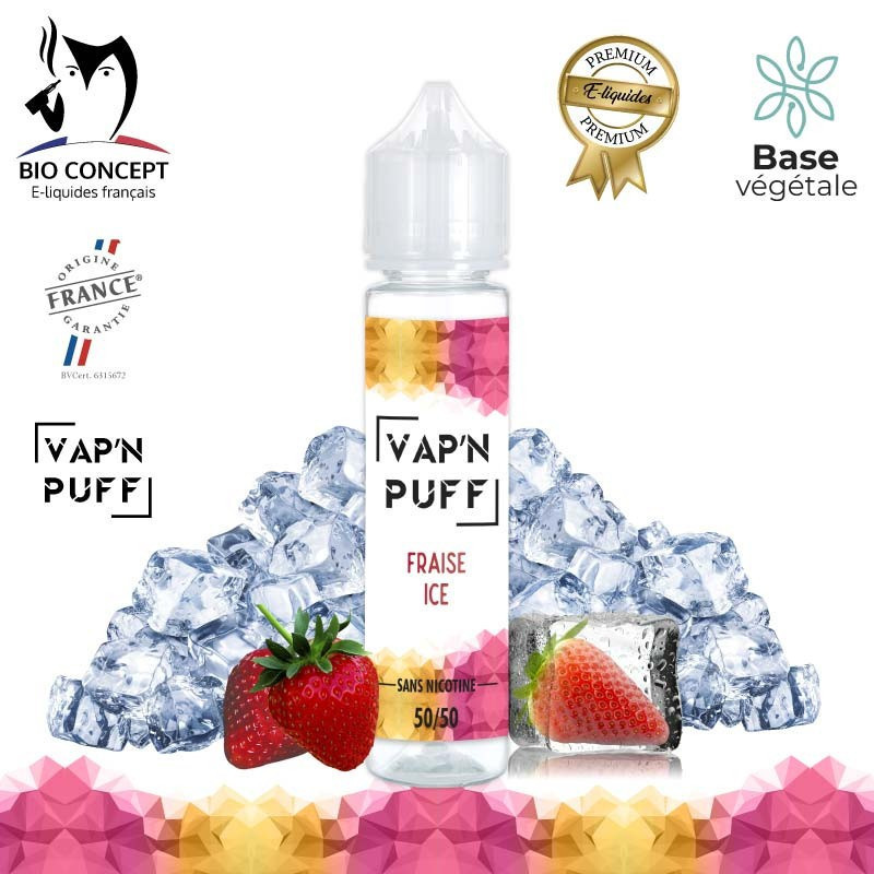 Fraise Ice - Vape'N Puff - Bio Concept - ZHC 50ml