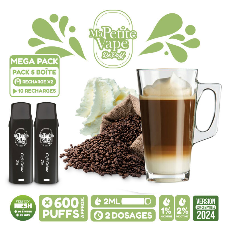 Café Crème - Pod RePuff - Ma petite vape - Pod