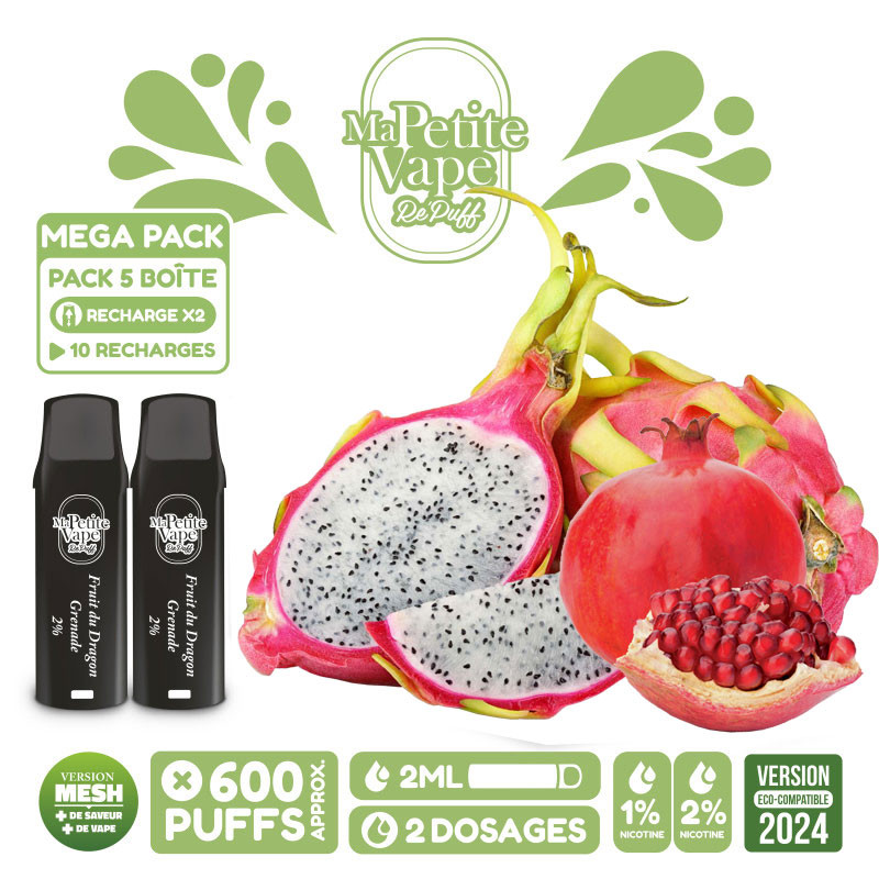 Fruit du dragon Grenade - Pod RePuff - Ma petite vape - Pod