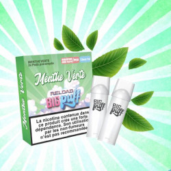 Menthe Verte - Big Puff Reload - Vape Pen - Pod Jetable