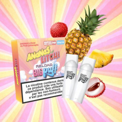 Ananas Litchi - Big Puff Reload - Vape Pen - Pod Jetable