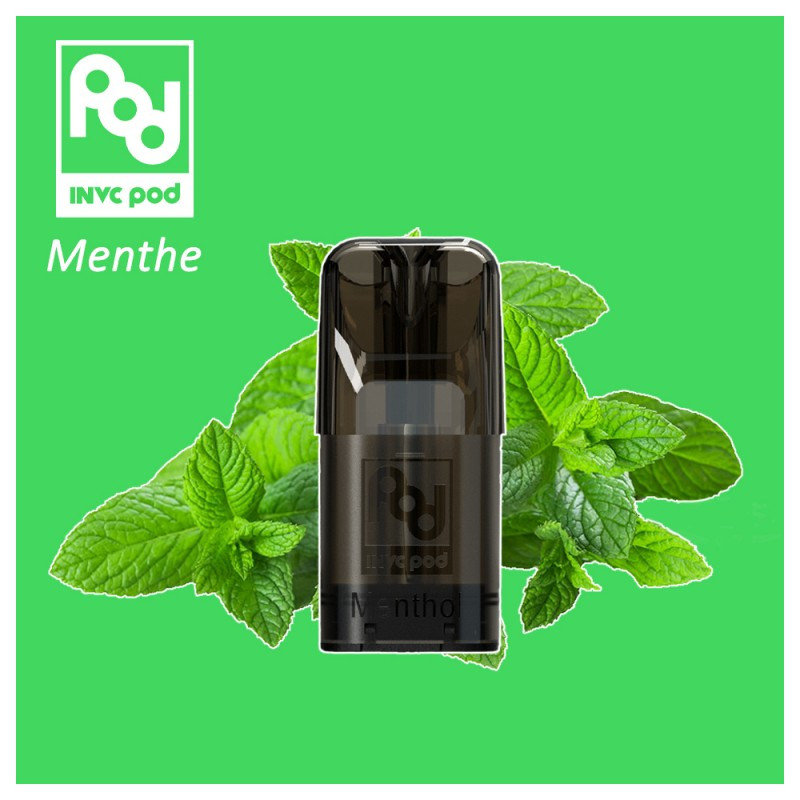 3 x Pod Menthe - INVC - Vape Pen - Pod Jetable