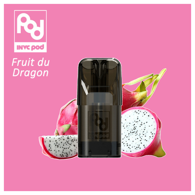 3 x Pod Fruit du Dragon - INVC - Vape Pen - Pod Jetable