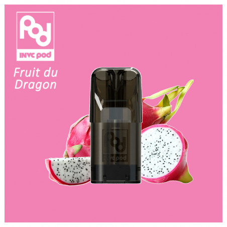 3 x Pod Fruit du Dragon - INVC - Vape Pen - Pod Jetable
