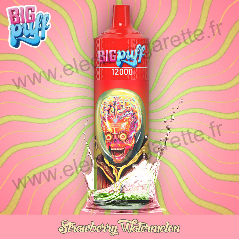 Strawberry Watermelon : Fraise, Pastèque - BIG PUFF 12000