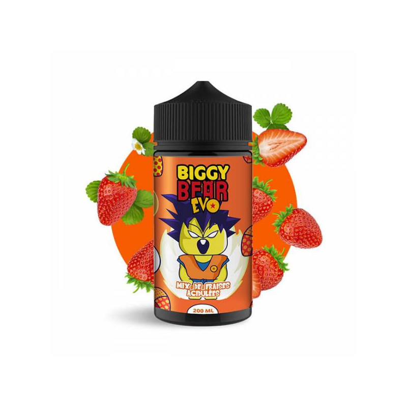 Mix de Fraises Acidulées 200ML - Biggy Bear Evo