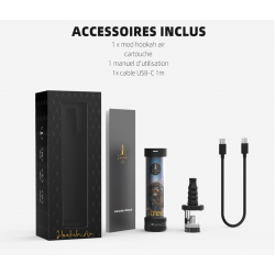 Accessoires inclus Chicha Portable Hookah Air Sparkle Edition Limitée