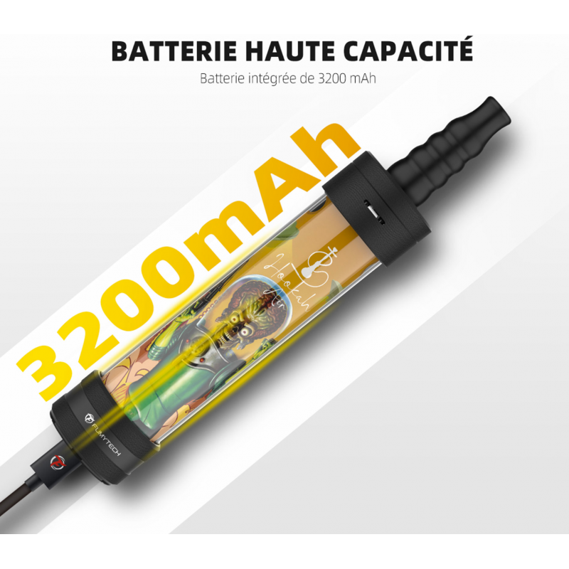 Fumytech - E-Chicha Portable Hookah Air Sparkle Edition Limitée 6ml 3200mAh