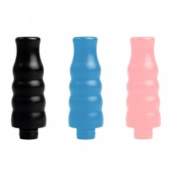 Fumytech - Drip Tip 510 Hookah Air NOIR BLEU ROSE