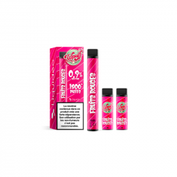 KIT WPUFF 1800 POD + 3 PODS 2ML 0.9% LIQUIDEO - Fruits Rouges