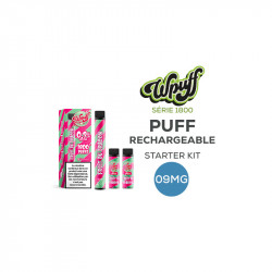 KIT WPUFF 1800 POD + 3 PODS 2ML 0.9% LIQUIDEO