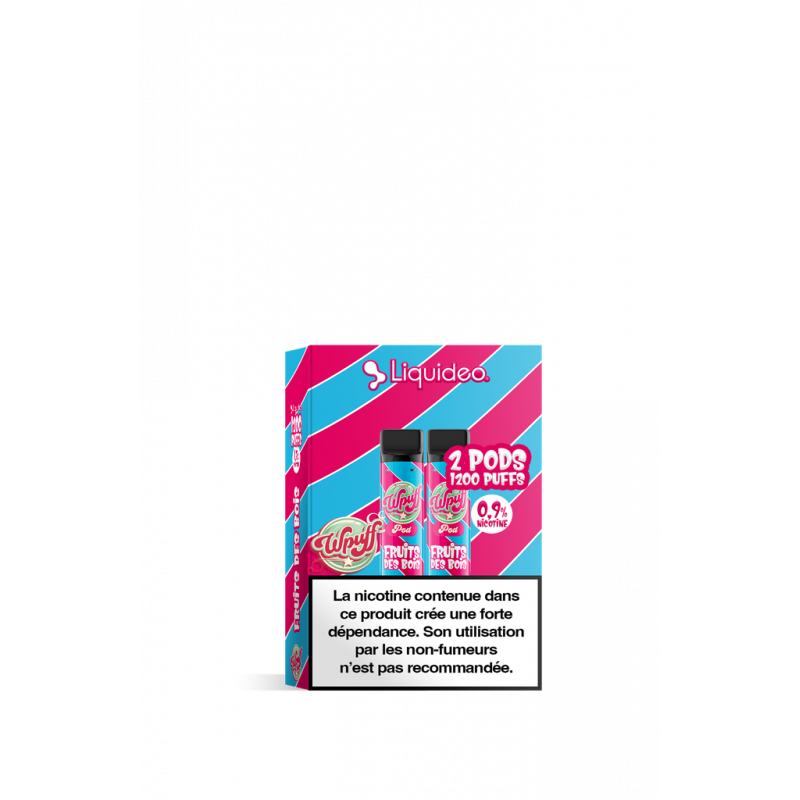 Fruit des Bois - Wpuff 1800/Liquideo (2 pods)